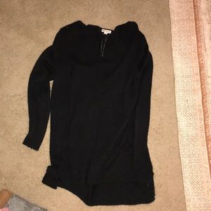 Plain black sweater